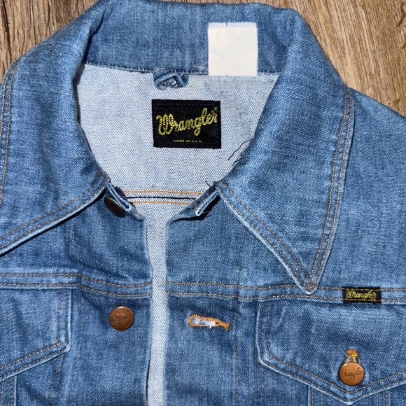 1980’s Vintage Wrangler Blue Jean Jacket - Picture 6 of 14